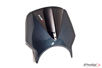 KAWASAKI W 230 [2025] - Vision Windshield | Carbon look / black | PUIG 003CN