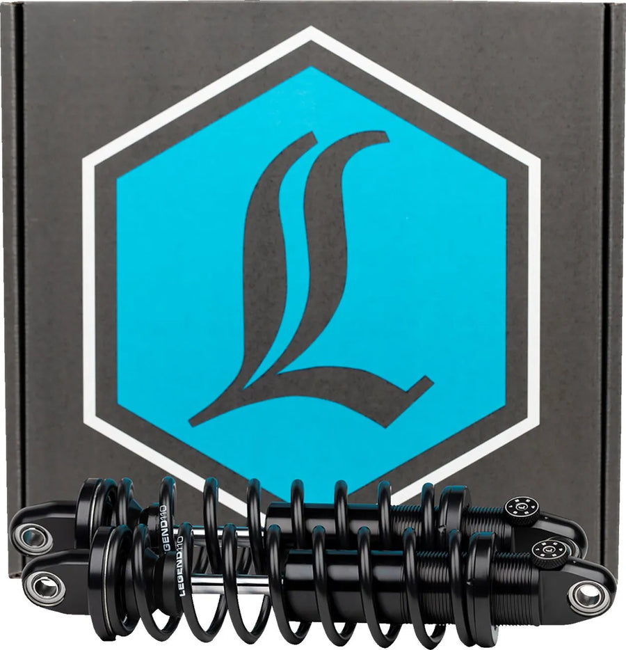 Harley-Davidson FXDBC 1690 Dyna Street Bob Limited [2016] - Legend REVO-A Schraubenfederung für Dyna Modelle – Oberfläche: Schwarz, Eloxiert – Art.-Nr. 1310-0946 – Bild 1