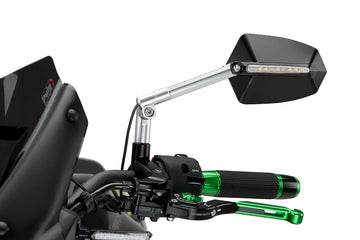 HARLEY-DAVIDSON SPORTSTER S RH 1250 S [2025] - GTI rear view mirror left | Anodized aluminum / black | PUIG 016DN