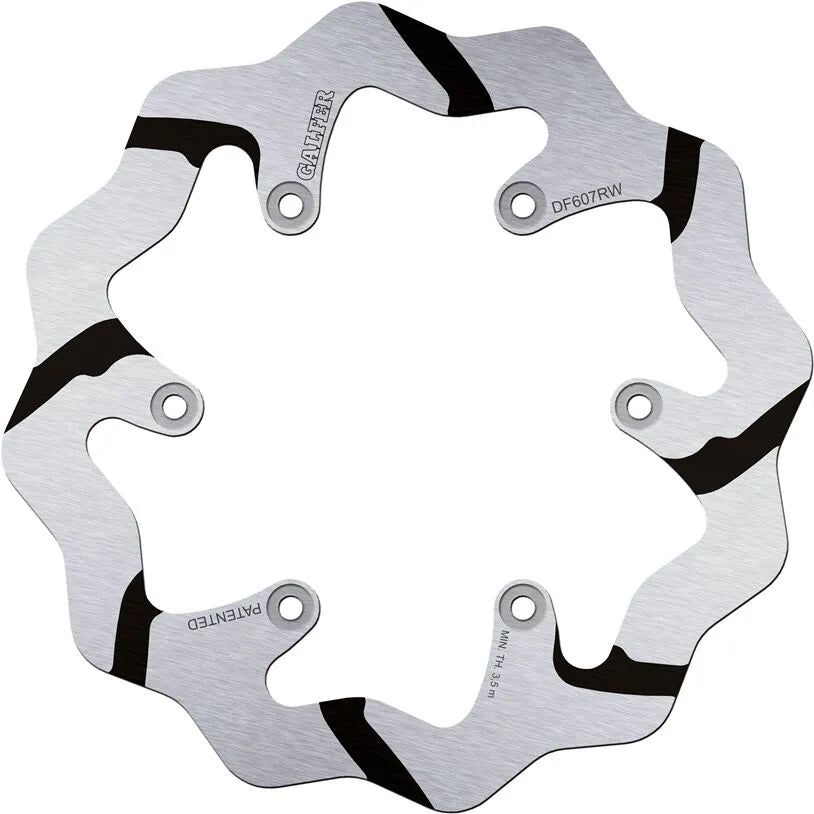 Husqvarna Wr 125 [1972-1973, 1975, 1980] - BRAKE DISC FIXED WAVE GROOVED OVERSIZE – Image 1