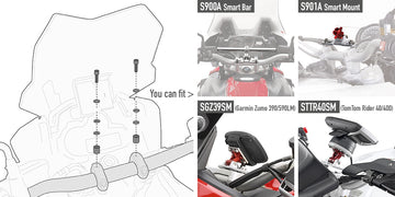 Suzuki DL 1000 V-Strom [2014–2019] – Montagekit für Smart Bar oder Smart Mount