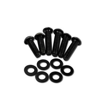 Scheinwerfer-Schrauben-Set – 12-teilig, schwarz