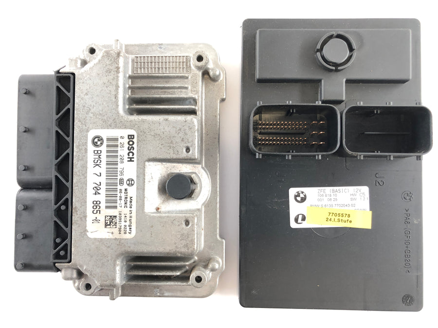 BMW F 800 ST [2006] - Lock set with immobilizer and fork bridge