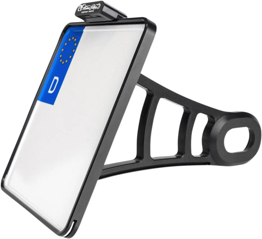 harley-davidson street bob [HEINZ BIKES] – Side-mounted license plate holder with license plate lighting