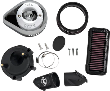 Indian PURSUIT 108 Limited Premium [2025-2026] - Stealth Luftfilter-Kit mit Abdeckung – Oberfläche: Silber – Bild 2