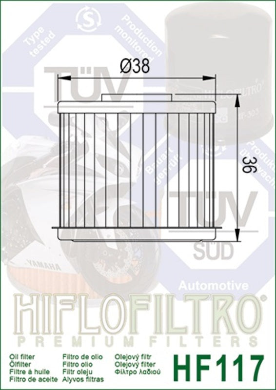 Honda CRF 1100 Africa Twin SD08 [HiFlofiltro] - oil filter