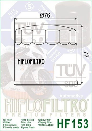 Ducati 848 Streetfighter [HiFlofiltro] - Racing oil filter - 0