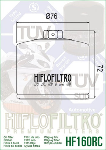 BMW K 1200 GT [HiFlofiltro] - Racing oil filter - 0