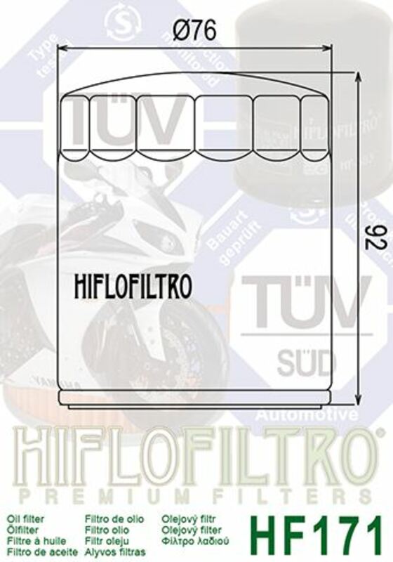 Harley -Davidson Low Rider S fxlrst [HiFlofiltro] - oil filter