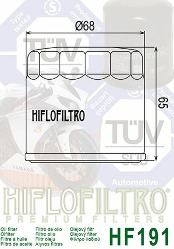 Benelli Leoncino 500 Leoncino500 [HiFlofiltro] - oil filter