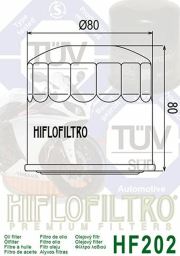 Honda CBX 750 F [HiFlofiltro] - oil filter - 0