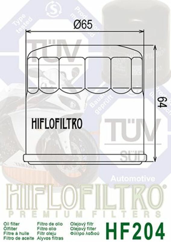 Kawasaki ZX -12R [HiFlofiltro] - oil filter