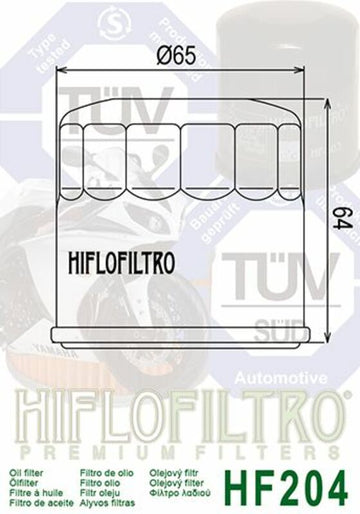 Honda XL 750 Transalp RD16 [HiFlofiltro] - Racing oil filter - 0