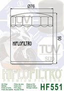 Moto Guzzi Stelvio 1200 [HiFlofiltro] - oil filter-2