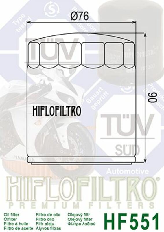 Moto Guzzi Stelvio 1200 [HiFlofiltro] - oil filter