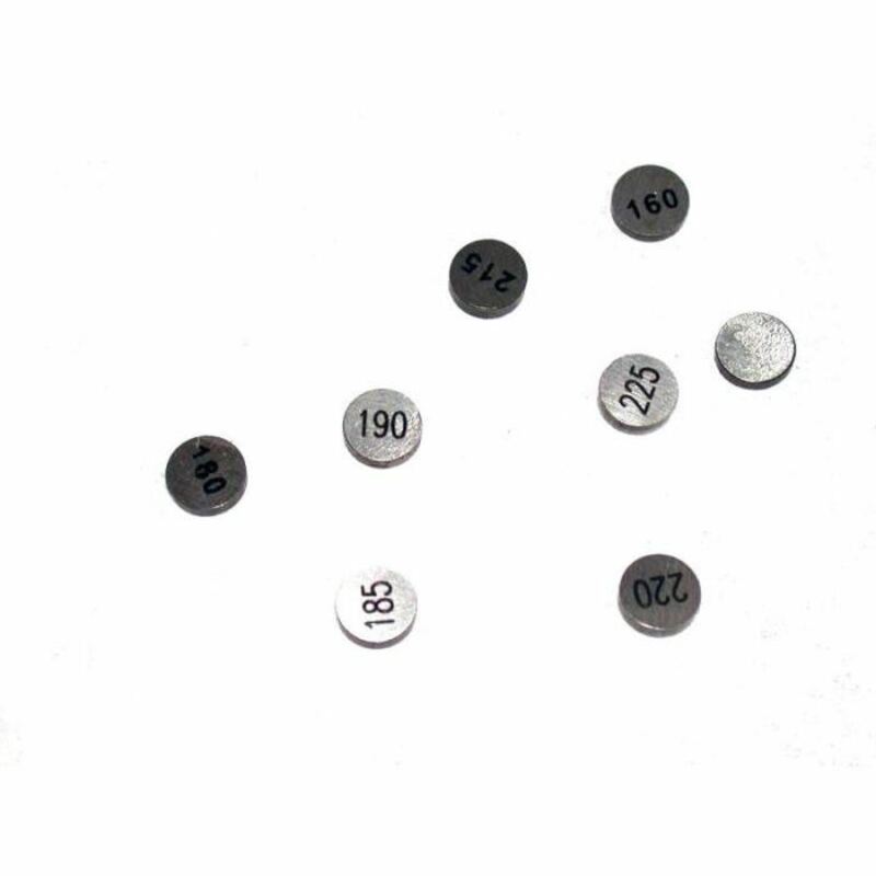 Yamaha Xjr 1200 [TOURMAX] - Valve shims Ø25mm - starter set with 2 pieces per thickness