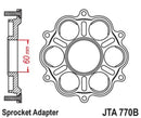 Ducati Monster 1200 [JT SPROKETS] - Rear sprocket carrier - 6 Silentbloc Ducati Panigale/Monster-1