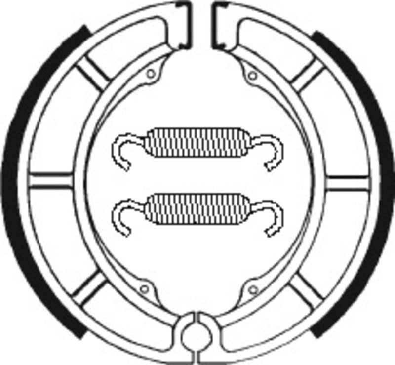 Suzuki Intruder Vs 700 [TECNIUM] - Street/ATV Organic Brake Shoes - BA052
