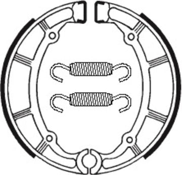 Yamaha Xv 750 [TECNIUM] - Street Organic Brake Shoes - BA065