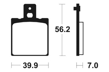 Moto Guzzi V11 Sport [Tecnium] - Organic brake pads - 0
