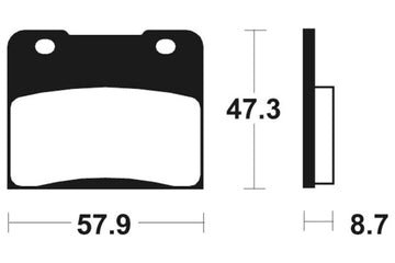 Suzuki RG 250 Gamma [Tecnium] - Organic brake pads - 0
