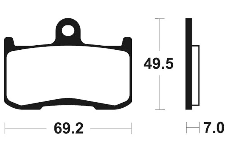Suzuki GSX -S750 GSXS750 [TECNIUM] - Sinter metal brake pads