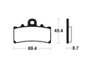 Triumph Scrambler 400 X TR400 [TECNIUM] - Sintered metal brake pads detailed view