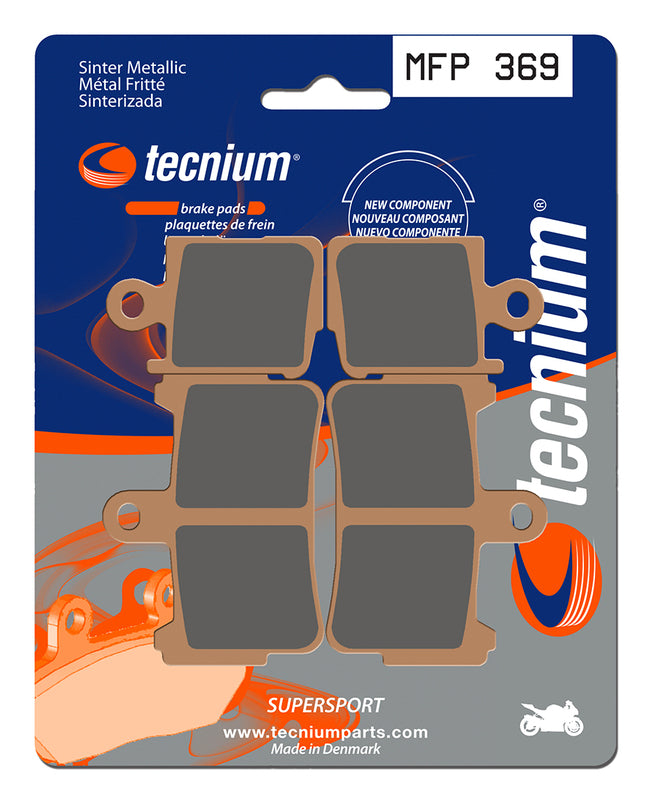 Honda Vfr 1200 [TECNIUM] - Trail Performance Sintered Metal Brake Pads - MFP369