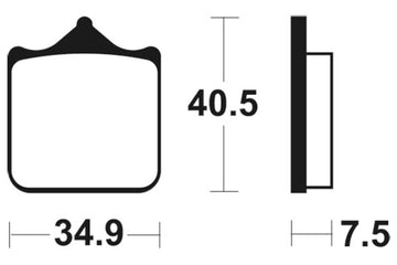 Ktm Super Duke 990 [TECNIUM] - Professional Racing Sintered Metal Brake Pads - MSR262