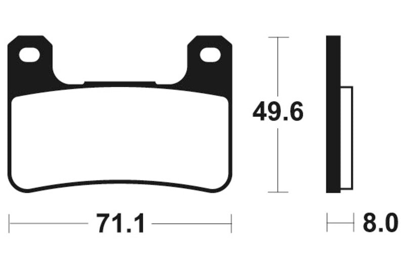 Suzuki V-Strom 1050 [TECNIUM] - Professional Racing Sintered Metal Brake Pads - MSR306