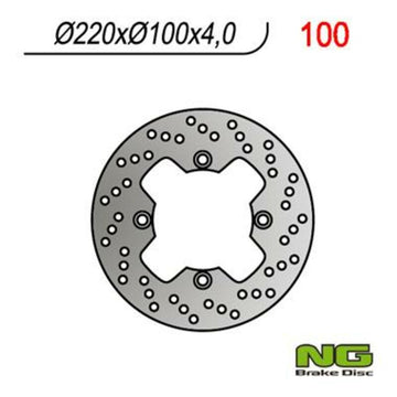 Kawasaki Z 750 [NG BRAKE DISC] - round rigid brake disc