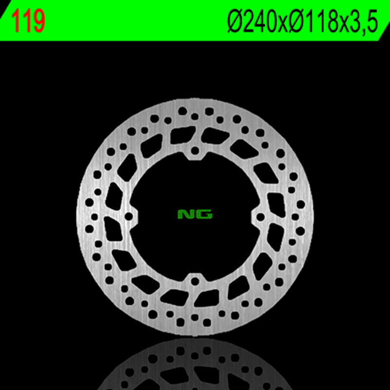 Honda XL 125 [NG BRAKE DISC] - round rigid brake disc
