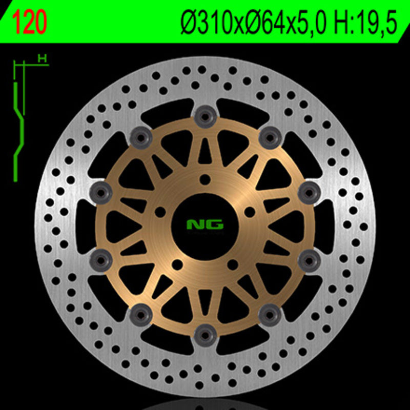 Suzuki Gsf 1200 S Bandit [NG BRAKE DISC] - round floating brake disc