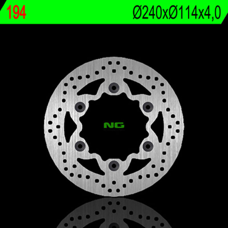 Honda Vt 125 [NG BRAKE DISC] - round rigid brake disc