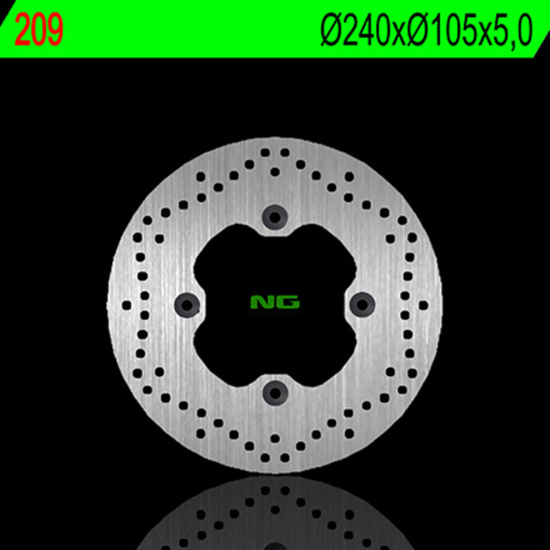 Honda Cb 200 [NG BRAKE DISC] - round rigid brake disc