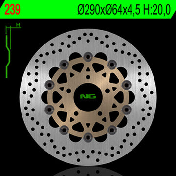 Suzuki Gsx 600 [NG BRAKE DISC] - round floating brake disc