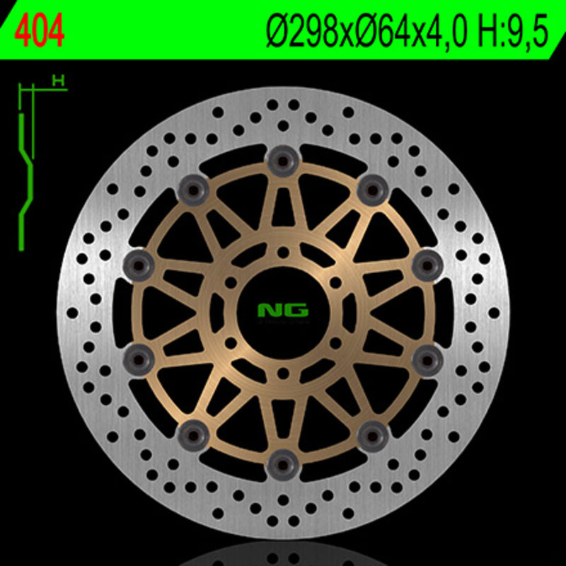 Yamaha Trx 800 [NG BRAKE DISC] - round floating brake disc