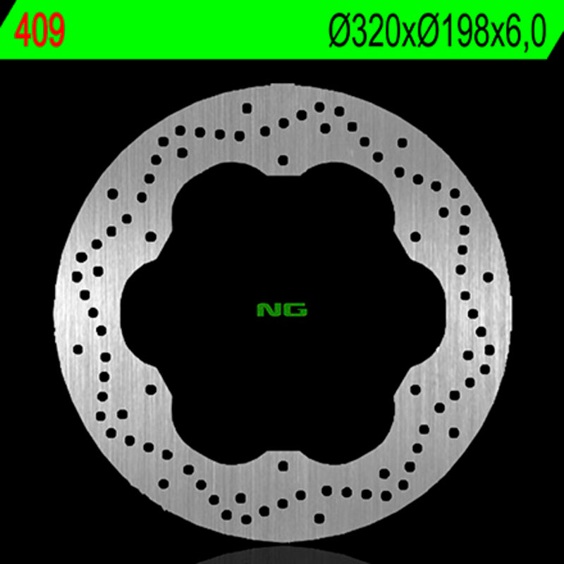 Yamaha Xj 6 [NG BRAKE DISC] - round rigid brake disc