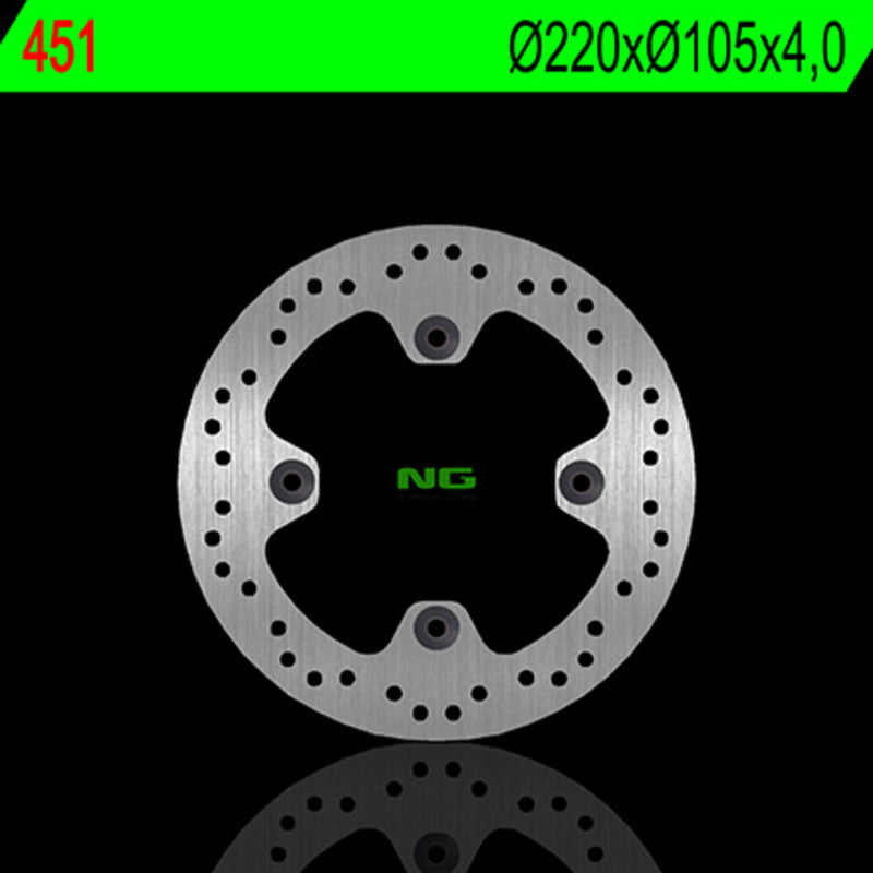 Honda Sh 125 [NG BRAKE DISC] - round rigid brake disc