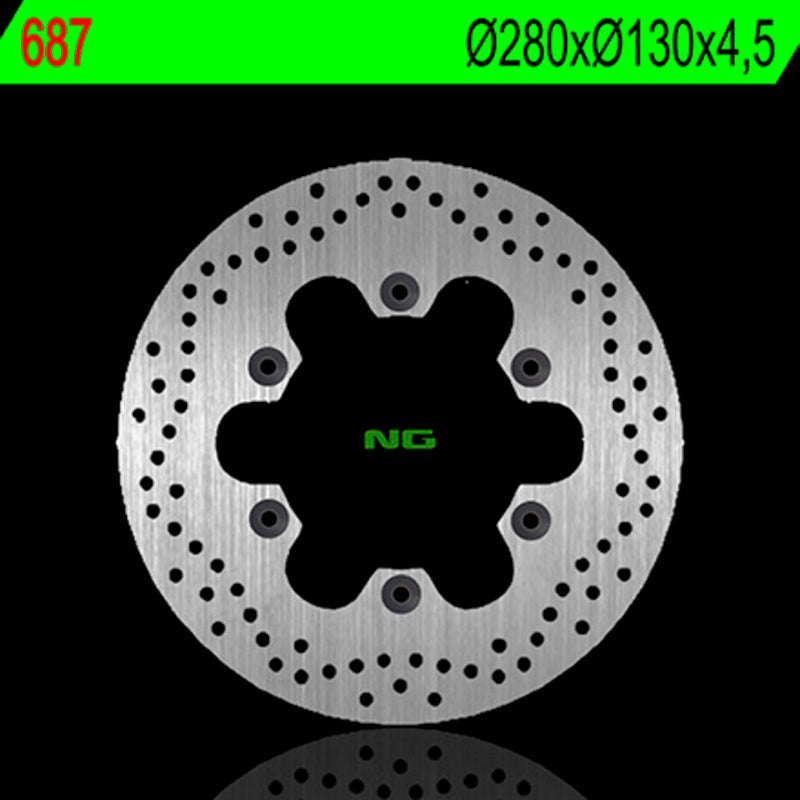 Kawasaki Gpz 1100 [NG BRAKE DISC] - round rigid brake disc