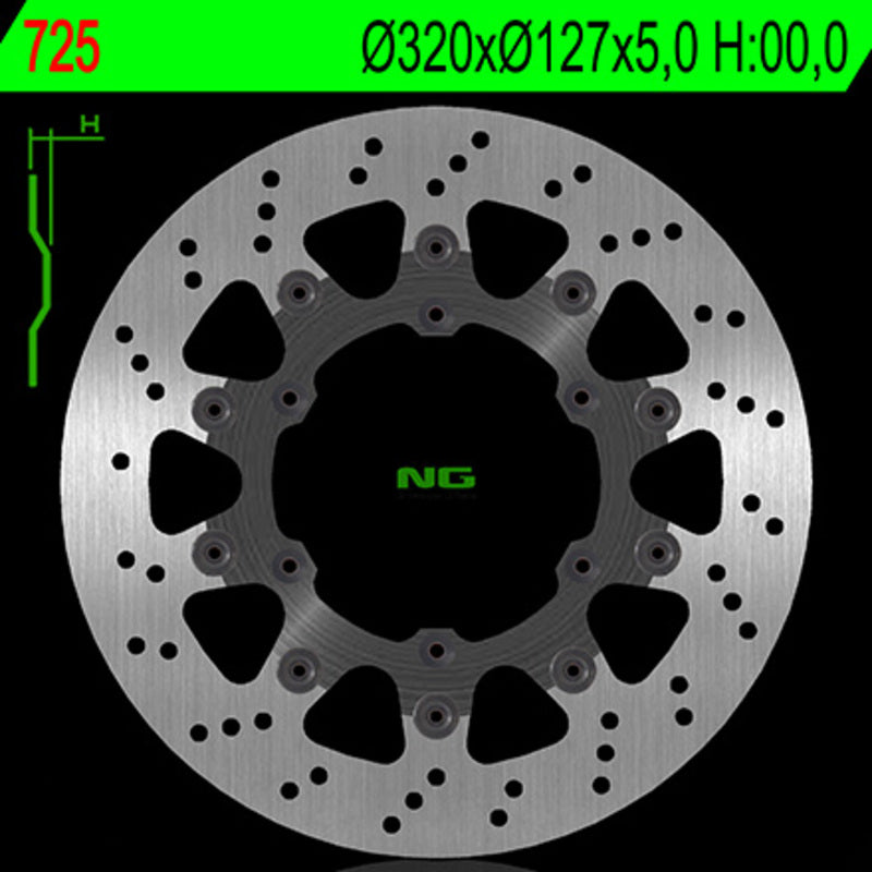 Ktm 690 Smc R [NG BRAKE DISC] - round floating brake disc