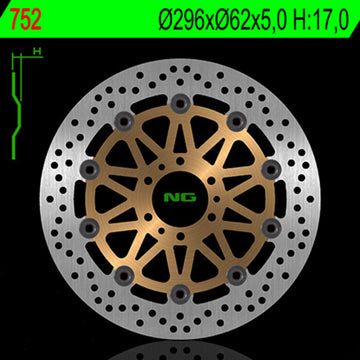 Honda Ctx 1300 [NG BRAKE DISC] - round floating brake disc
