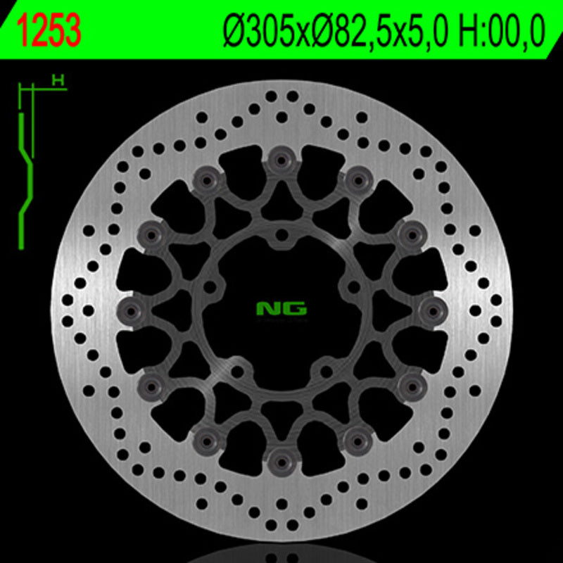 Triumph Tiger Explorer Xr [NG BRAKE DISC] - round floating brake disc