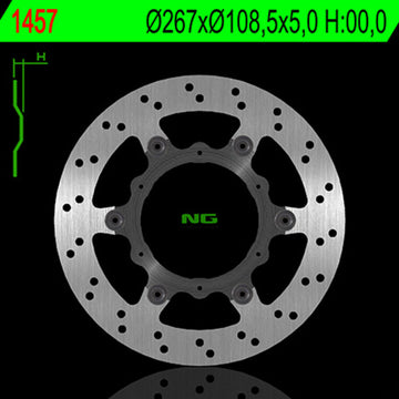 Ktm 1050 Adventure [NG BRAKE DISC] - round floating brake disc