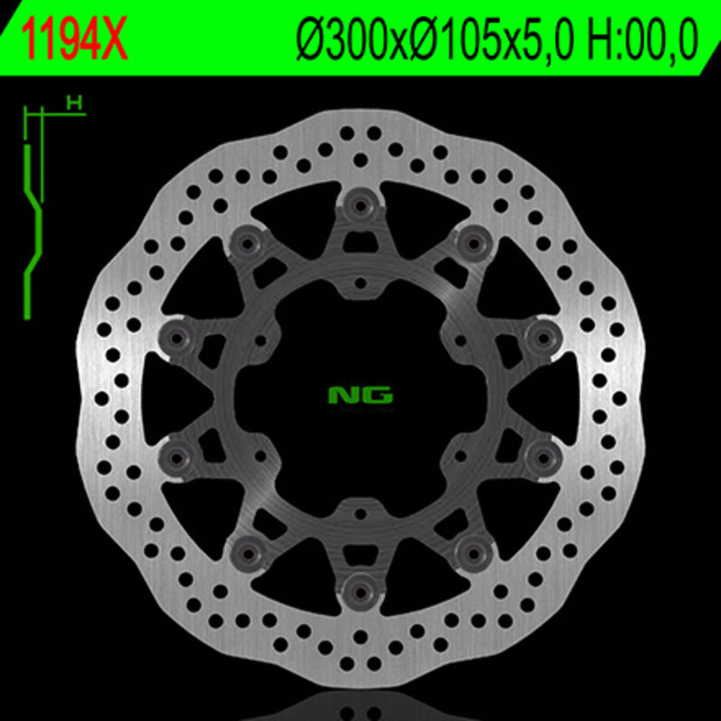 Aprilia Pegaso 125 [NG BRAKE DISC] - Wave floating brake disc
