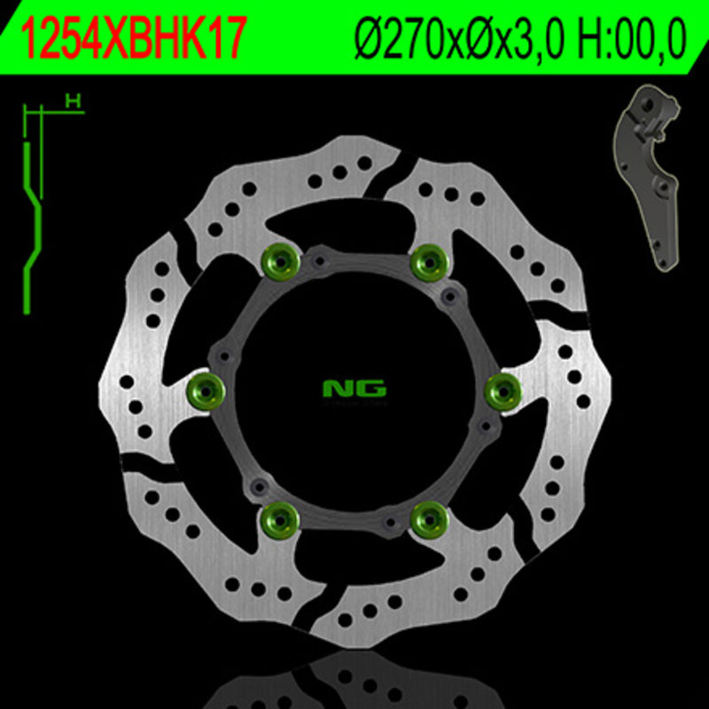 Ktm 640 Egs [NG BRAKE DISC] - Wave floating brake disc