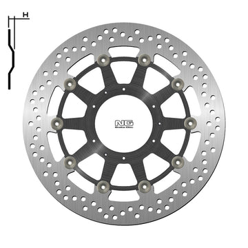 Honda Varadero Xl 1000 [NG BRAKE DISC] - round floating brake disc
