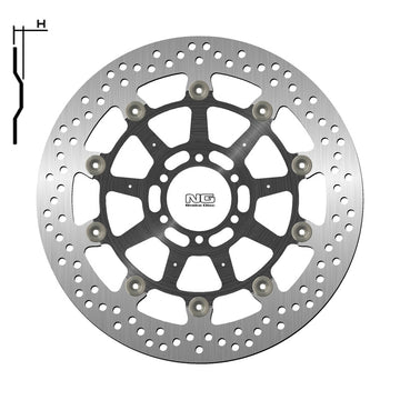 Bmw S 1000 [NG BRAKE DISC] - round floating brake disc