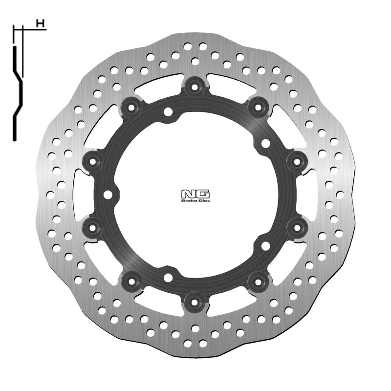 Kawasaki Z Electric [NG BRAKE DISC] - Wave floating brake disc