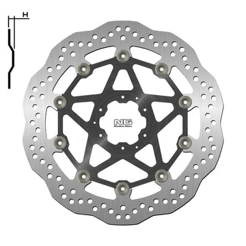 Honda Crf 1100 L Africa Twin [NG BRAKE DISC] - Wave floating brake disc
